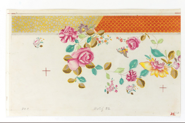 Lowesstoft bowl orig art