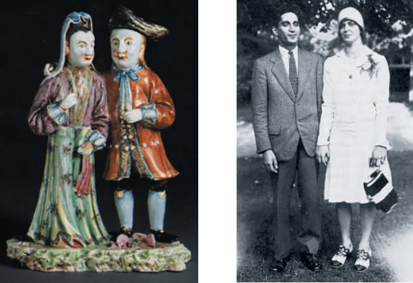 Mr and Mrs porcelain