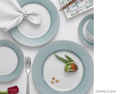 Green lace 5 pc S1550