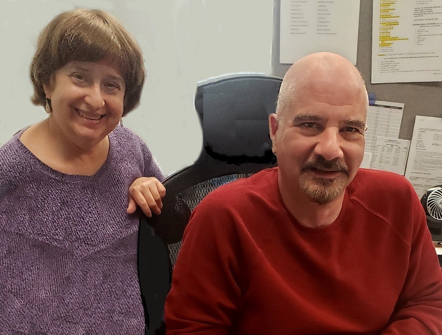 Gail and Frank- Our customer service team