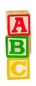 abc blocks stacked
