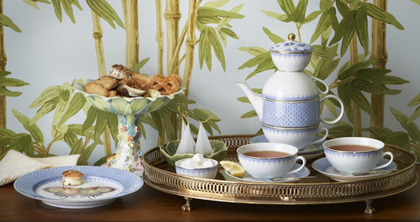 Blue Lace-Tea Pot